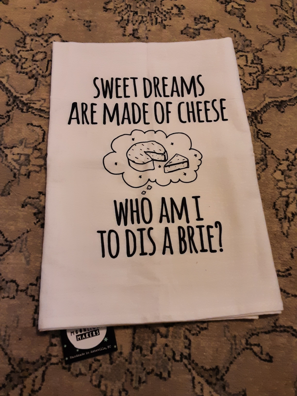 Moonlight Makers 'Sweet Dreams of Cheese' Kitchen Towel
